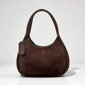 Vintage Coach Ergo Mini Nubuck Mahogany Bag 4399